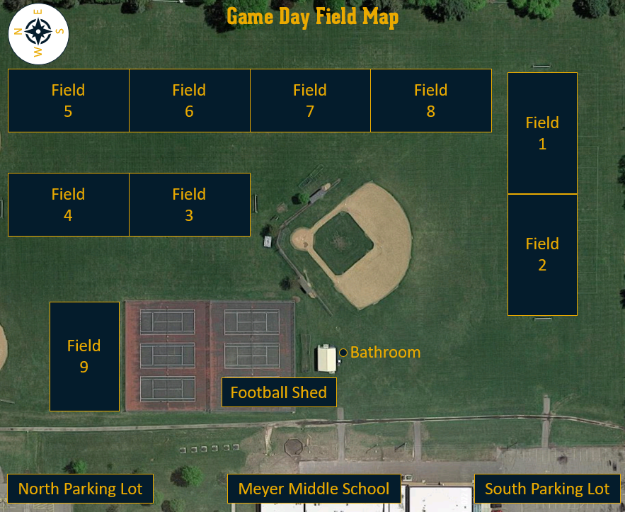 Game Day Field Map