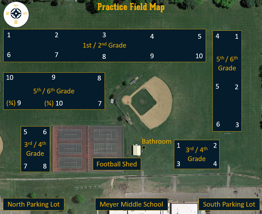 Practice Field Map
